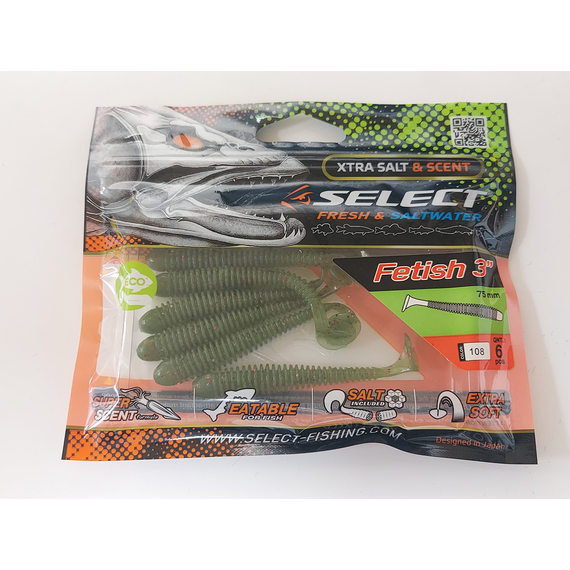 Силікон Select Fetish 3" col.108 (6 шт/упак), Довжина силікону: 3" (7.62 см), Колір силікону: 108, фото , изображение 7