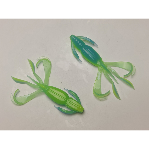 Силікон Keitech Crazy Flapper 2.8" (8 шт/уп), колір: pal#03 ice chartreuse, Довжина силікону: 2.8" (7.1 см), Колір силікону: PAL#03 Ice Chartreuse, фото , изображение 17