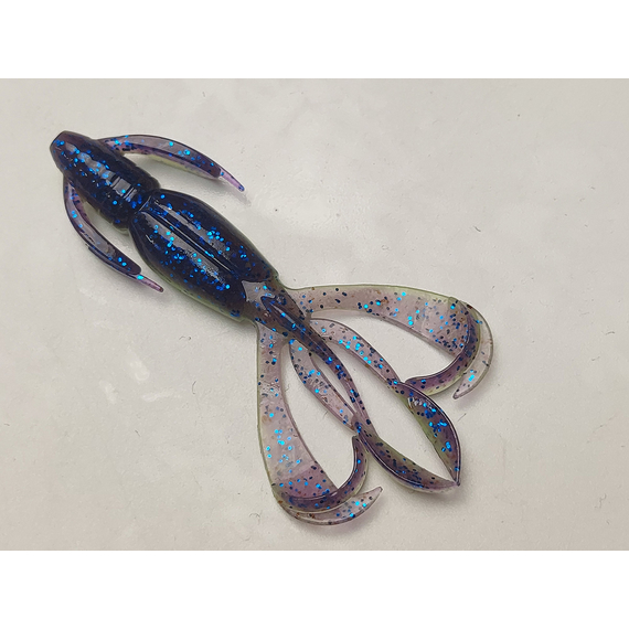 Силікон Keitech Crazy Flapper 2.8" (8 шт/уп), колір: pal#06 violet lime berry, Довжина силікону: 2.8" (7.1 см), Колір силікону: PAL#06 Violet Lime Berry, фото , изображение 2