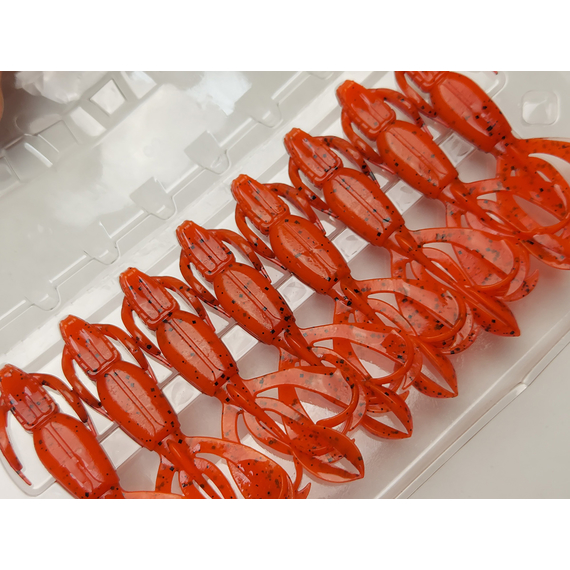 Силикон Keitech Crazy Flapper 2.8" (8 шт/упак) ц:407 delta craw, Длина силикона: 2.8" (7.1 см), Расцветка силикона: 407 Delta Craw, фото , изображение 6