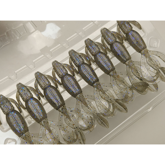 Силікон Keitech Crazy Flapper 2.8" (8 шт/уп), колір: 440 electric shad, Довжина силікону: 2.8" (7.1 см), Колір силікону: 440 Electric Shad, фото , изображение 6