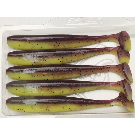 Силікон Select Easy Shad 3" col.201 (5 шт/упак), Довжина силікону: 3" (7.62 см), Колір силікону: 201, фото , изображение 6