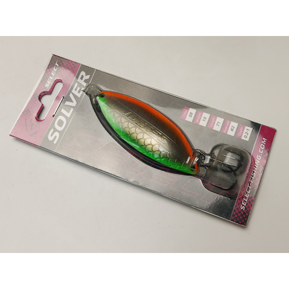 Блешня Select Solver 10.0g 71mm #08, Вага блешні: 10г, Колір блешні: 08, фото , изображение 7