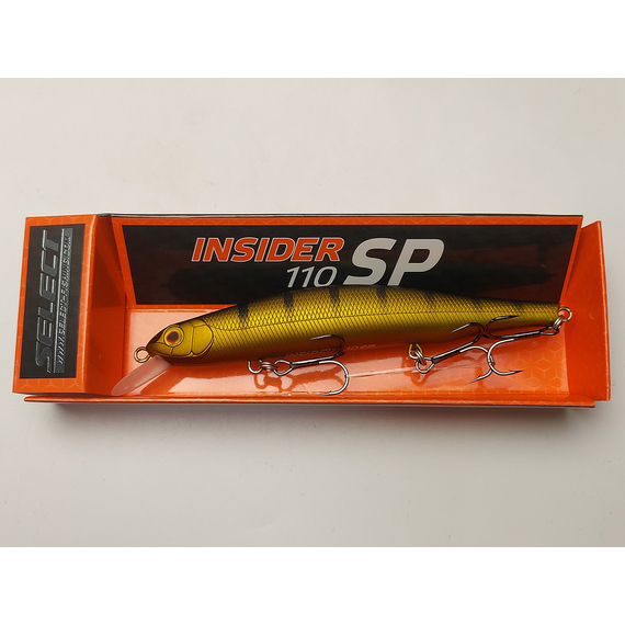 Воблер Select Insider 110SP 110mm 17.0g #23 (1.0-1.5m), Размер/Вес: 110mm/17g, Цвет воблера: col.23, фото , изображение 3