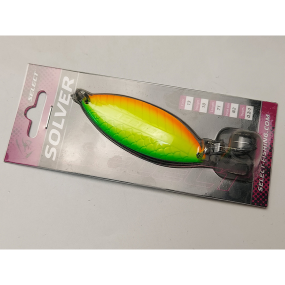 Блешня Select Solver 10.0g 71mm #13, Вага блешні: 10г, Колір блешні: 13, фото , изображение 3