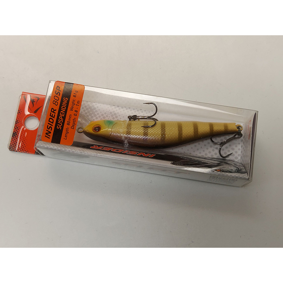 Воблер Select Insider 80SP 8.1g col.12 (0.8-1m), Розмір/Вага: 82mm/8.1g, Колір воблера: col.12, фото , изображение 2