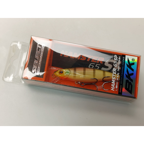 Воблер Select Hamster 65SP 65mm 6.2g #12 (0.6-0.8m), Размер/Вес: 65mm/6g, Цвет воблера: col.12, фото , изображение 2