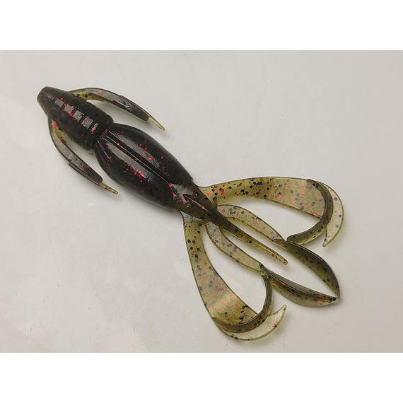 Силікон Keitech Crazy Flapper 3.6" (7 шт/упак), колір: 208 watermelon pp. red, Довжина силікону: 3.6" (9.1 см), Колір силікону: 208 Watermelon PP. Red, фото , изображение 2