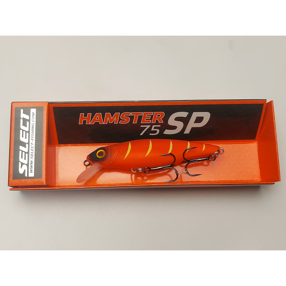 Воблер Select Hamster 75SP 75mm 10.4g #32 (0.8-1.0m), Розмір/Вага: 75mm/10g, Колір воблера: col.32, фото , изображение 4