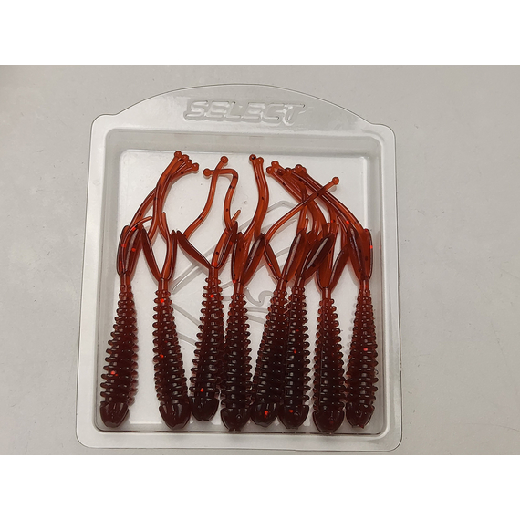 Силікон Select Toxic 1.7" col.103 (8 шт/упак), Довжина силікону: 1.7" (4.2 см), Колір силікону: 103, фото , изображение 7