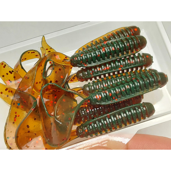 Силикон Select Freek 3.3" col.085 (7 шт/упак), Длина силикона: 3.3" (8.38 см), Расцветка силикона: 085, фото , изображение 7