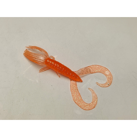 Силикон Keitech Little Spider 2" (8 шт/упак) ц:ea#06 orange flash, Длина силикона: 2" (5.1 см), Расцветка силикона: EA#06 Orange Flash, фото , изображение 2