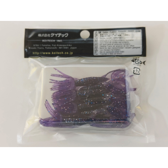 Силікон Keitech Little Spider 2" (8 шт/упак), колір:ea#04 violet, Довжина силікону: 2" (5.1 см), Колір силікону: EA#04 Violet, фото , изображение 6