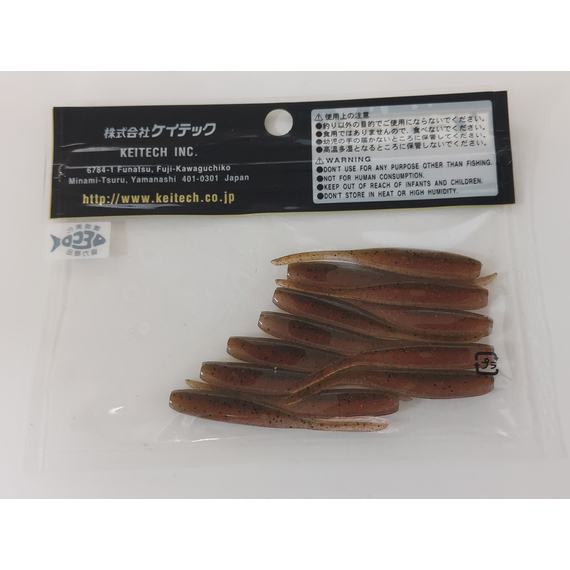 Силікон Keitech Shad Impact 2" (12 шт/упак), колір:404 red crawdad, Довжина силікону: 2" (5.1 см), Колір силікону: 404 Red Crawdad, фото , изображение 8