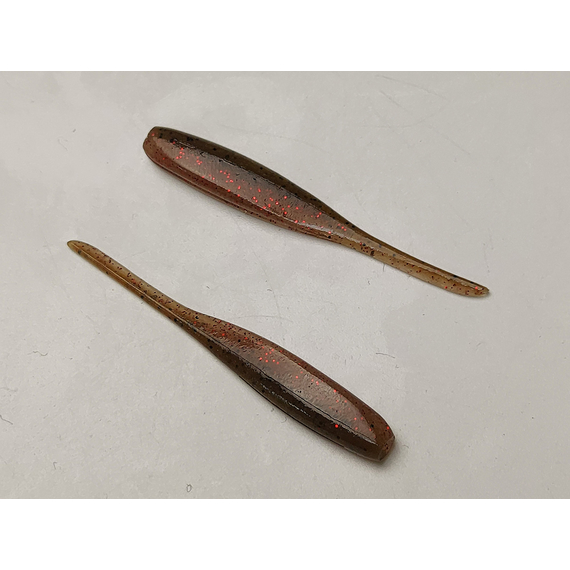 Силікон Keitech Shad Impact 2" (12 шт/упак), колір:404 red crawdad, Довжина силікону: 2" (5.1 см), Колір силікону: 404 Red Crawdad, фото , изображение 4