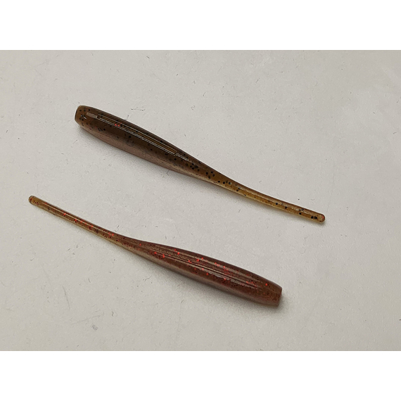 Силікон Keitech Shad Impact 2" (12 шт/упак), колір:404 red crawdad, Довжина силікону: 2" (5.1 см), Колір силікону: 404 Red Crawdad, фото , изображение 5