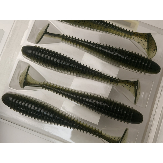 Силикон Keitech Swing Impact FAT 4.8" (5 шт/упак) цвет: 102 watermelon pp., Длина силикона: 4.8" (12.2 см), Расцветка силикона: 102 Watermelon PP, фото , изображение 12