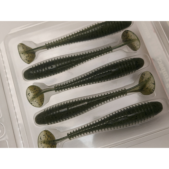 Силикон Keitech Swing Impact FAT 4.8" (5 шт/упак) цвет: 102 watermelon pp., Длина силикона: 4.8" (12.2 см), Расцветка силикона: 102 Watermelon PP, фото , изображение 13