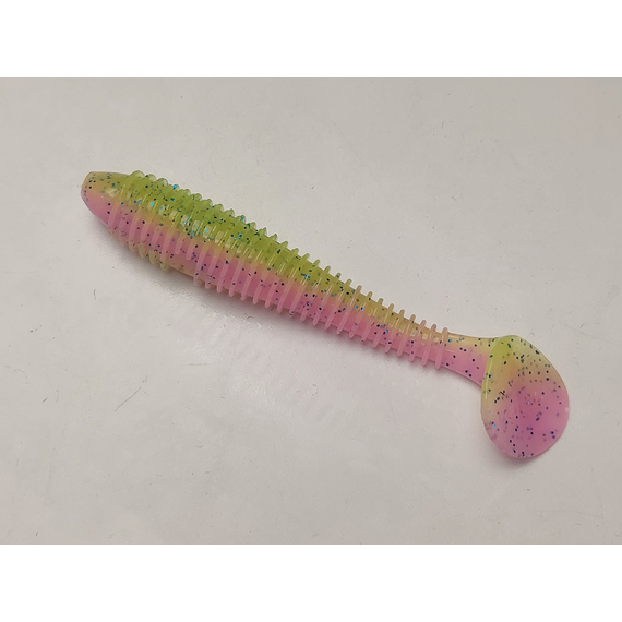 Силікон Keitech Swing Impact FAT 3.3" (7 шт/упак), колір:ea#16 cotton candy blue f, Довжина силікону: 3.3" (8.4 см), Колір силікону: ea#16 cotton candy blue f, фото , изображение 18