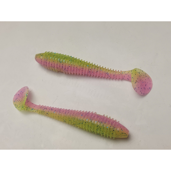 Силікон Keitech Swing Impact FAT 3.3" (7 шт/упак), колір:ea#16 cotton candy blue f, Довжина силікону: 3.3" (8.4 см), Колір силікону: ea#16 cotton candy blue f, фото , изображение 19