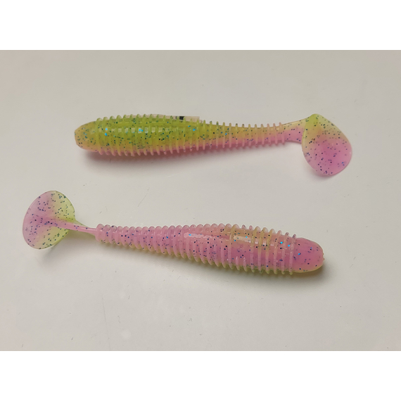 Силікон Keitech Swing Impact FAT 3.3" (7 шт/упак), колір:ea#16 cotton candy blue f, Довжина силікону: 3.3" (8.4 см), Колір силікону: ea#16 cotton candy blue f, фото , изображение 20