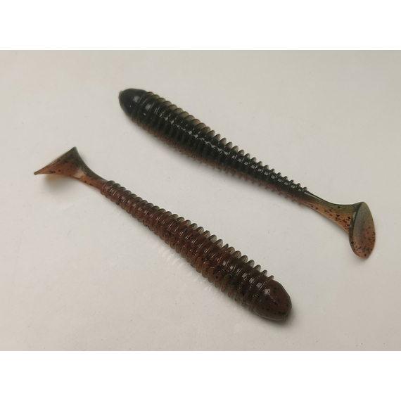 Силікон Keitech Swing Impact 4.5" (6 шт/упак), колір:406 castaic choice, Довжина силікону: 4.5" (11.4 см), Колір силікону: 406 Castaic Choice, фото , изображение 4