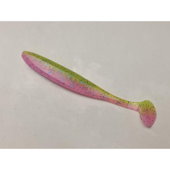 Силікон Keitech Easy Shiner 4" (7 шт/уп), колір:ea#16 cotton candy blue f, Довжина силікону: 4" (10.2 см), Колір силікону: ea#16 cotton candy blue f, фото , изображение 3