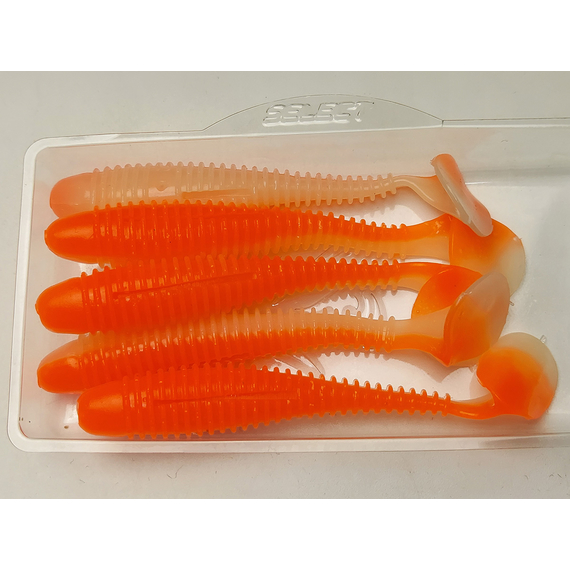 Силікон Select Fatfish 3.8" col.209 (5 шт/упак), Довжина силікону: 3.8" (9.65 см), Колір силікону: 209, фото , изображение 6