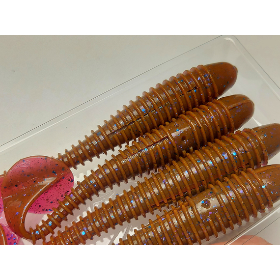 Силікон Select Fatfish 5.8" col.900 (4 шт/упак), Довжина силікону: 5.8" (14.73 см), Колір силікону: 900, фото , изображение 9