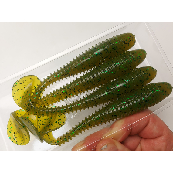 Силікон Select Fatfish 5.8" col.008 (4 шт/упак), Довжина силікону: 5.8" (14.73 см), Колір силікону: 008, фото , изображение 9