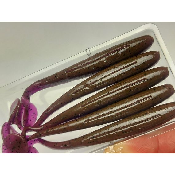 Силикон Select Easy Shad 3.5" col.888 (5 шт/упак), Длина силикона: 3.5" (8.89 см), Расцветка силикона: 888, фото , изображение 10