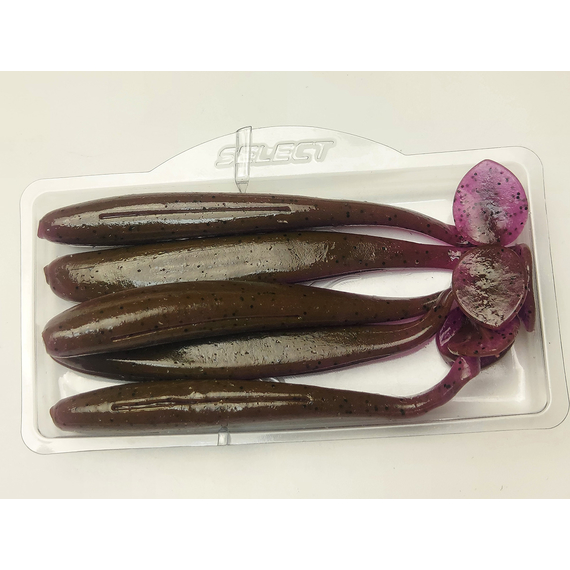 Силикон Select Easy Shad 3.5" col.888 (5 шт/упак), Длина силикона: 3.5" (8.89 см), Расцветка силикона: 888, фото , изображение 6