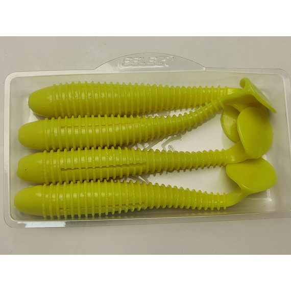 Силикон Select Fatfish 4.8" col.045 (4 шт/упак), Длина силикона: 4.8" (12.19 см), Расцветка силикона: 045, фото , изображение 6