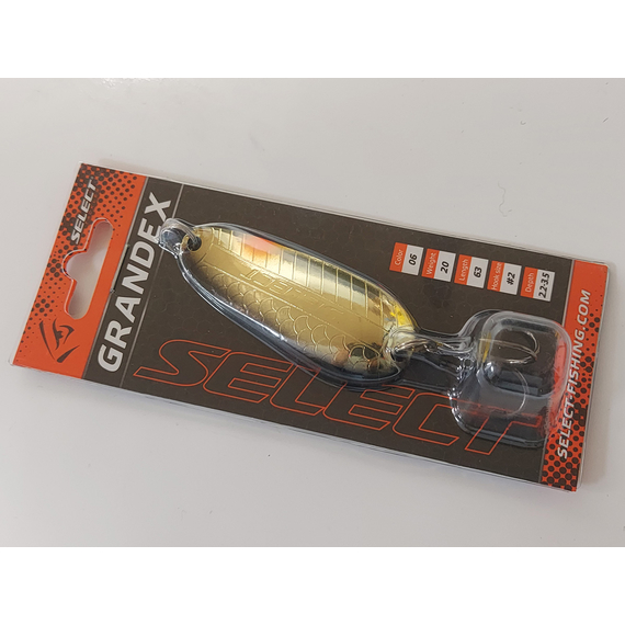 Блешня Select Grandex 20.0g 63mm #06, Вага блешні: 20г, Колір блешні: 06, фото , изображение 5