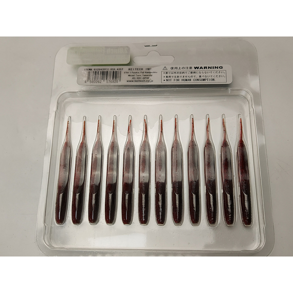 Силікон Keitech Sexy Impact 2.8" 12, колір:435 scuppernong/red, Довжина силікону: 2.8" (7.1 см), Колір силікону: 435 Scuppernong/Red, фото , изображение 7