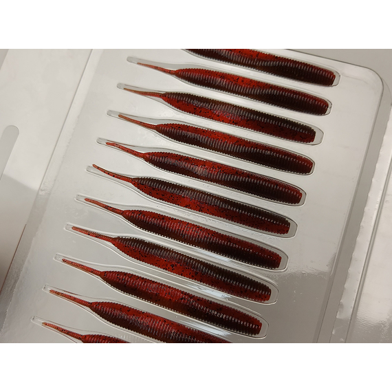 Силікон Keitech Sexy Impact 2.8" 12, колір:435 scuppernong/red, Довжина силікону: 2.8" (7.1 см), Колір силікону: 435 Scuppernong/Red, фото , изображение 8