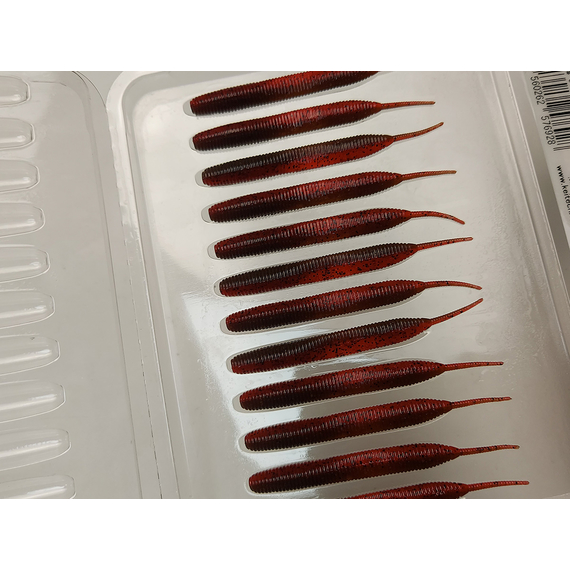 Силікон Keitech Sexy Impact 2.8" 12, колір:435 scuppernong/red, Довжина силікону: 2.8" (7.1 см), Колір силікону: 435 Scuppernong/Red, фото , изображение 9