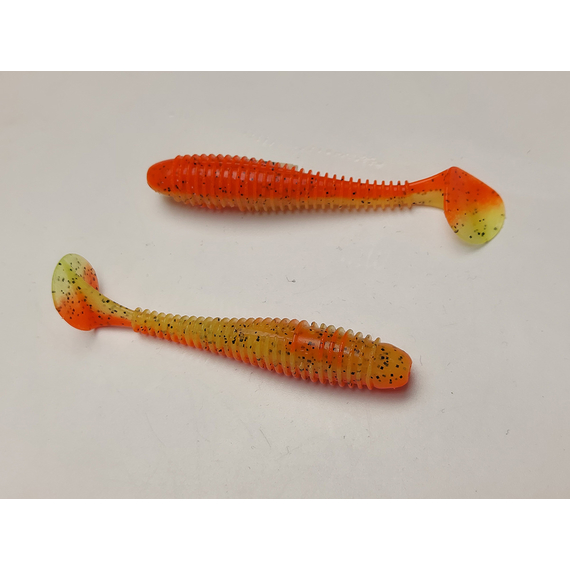 Силикон Keitech Swing Impact FAT 3.3" (7 шт/упак), цвет: pal#08 spicy mustard, Длина силикона: 3.3" (8.4 см), Расцветка силикона: PAL#08 Spicy Mustad, фото , изображение 5