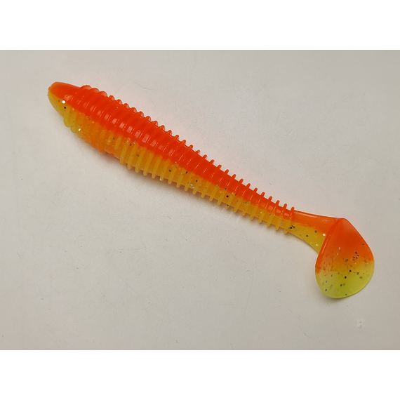 Силікон Keitech Swing Impact FAT 4.3" (6 шт/упак), колір:pal#04 sun shine lemon, Довжина силікону: 4.3" (10.9 см), Колір силікону: PAL#04 Sun Shine Lemon, фото , изображение 3