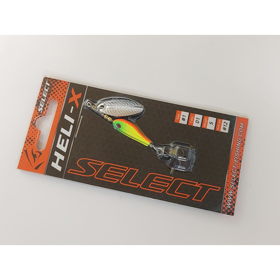 Блешня Select Heli-X №1 5.0g #01, Вага блешні: 5г, Колір блешні: 01, фото , изображение 3