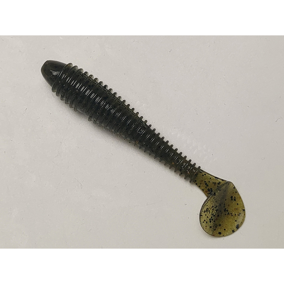 Силикон Keitech Swing Impact FAT 2.8" (8 шт/упак) цвет: 101 green pumpkin pp., Длина силикона: 2.8" (7.1 см), Расцветка силикона: 101 Green Pumpkin PP, фото , изображение 15