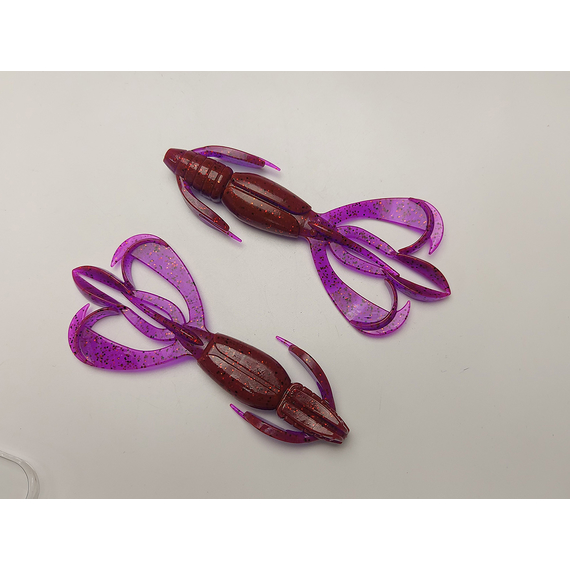 Силикон Keitech Crazy Flapper 4.4" (6 шт/упак) ц:pal#13 mistic spice, Длина силикона: 4.4" (11.2 см), Расцветка силикона: PAL#13 Mistic Spice, фото , изображение 3