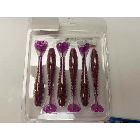 Силікон Keitech Swing Impact FAT 4.3" (6 шт/упак), колір:pal#13 mistic spice, Довжина силікону: 4.3" (10.9 см), Колір силікону: PAL#13 Mistic Spice, фото , изображение 13