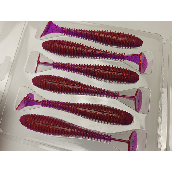 Силікон Keitech Swing Impact FAT 4.3" (6 шт/упак), колір:pal#13 mistic spice, Довжина силікону: 4.3" (10.9 см), Колір силікону: PAL#13 Mistic Spice, фото , изображение 14