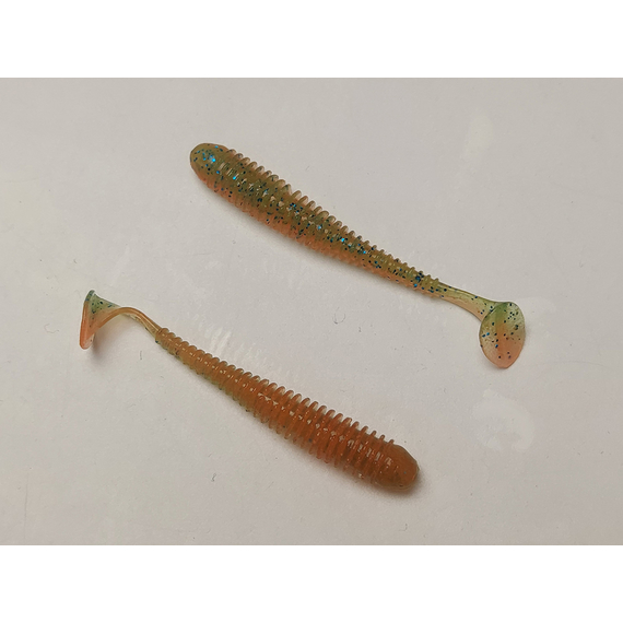 Силікон Keitech Swing Impact 2.5" (10 шт/упак), колір:pal#11 rotten carrot, Довжина силікону: 2.5" (6.3 см), Колір силікону: PAL#11 Rotten Carrot, фото , изображение 4