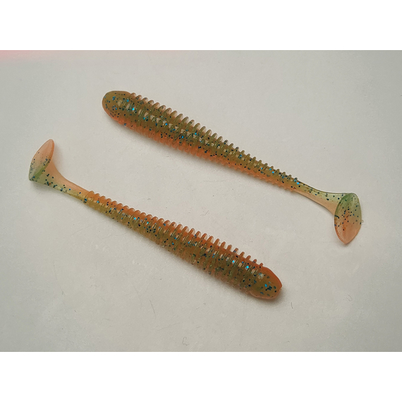 Силікон Keitech Swing Impact 3" (10 шт/упак), колір:pal#11 rotten carrot, Довжина силікону: 3" (7.6 см), Колір силікону: PAL#11 Rotten Carrot, фото , изображение 3