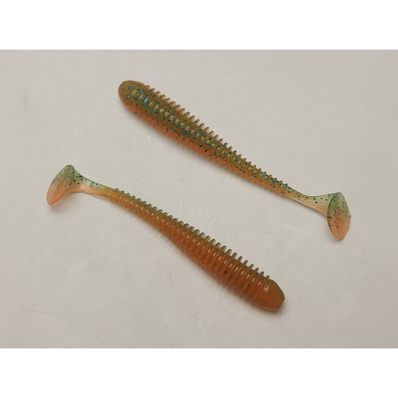Силікон Keitech Swing Impact 3" (10 шт/упак), колір:pal#11 rotten carrot, Довжина силікону: 3" (7.6 см), Колір силікону: PAL#11 Rotten Carrot, фото , изображение 4