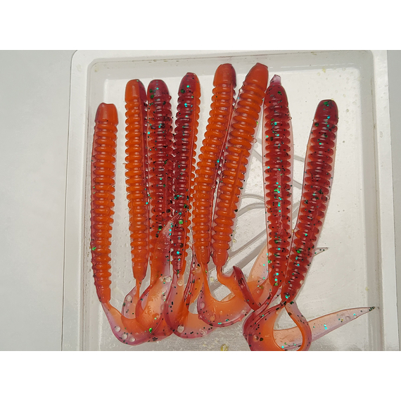 Силікон Select Freek Slim 2" col.277 (8 шт/пак), Довжина силікону: 2" (5.08 см), Колір силікону: 277, фото , изображение 9