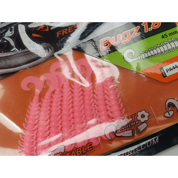 Силікон Select Bugz 1.8" col.PA44 (8 шт/упак), Довжина силікону: 1.8" (4.57 см), Колір силікону: PA44, фото , изображение 8