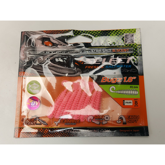 Силікон Select Bugz 1.8" col.PA44 (8 шт/упак), Довжина силікону: 1.8" (4.57 см), Колір силікону: PA44, фото , изображение 7